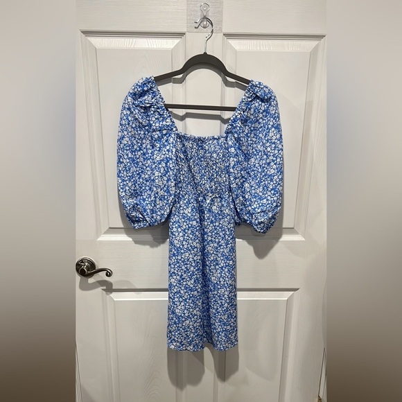 Tuckernuck Cameron Eubanks blooms on board floral Annie smocked dress XXS - Picture 2 of 8